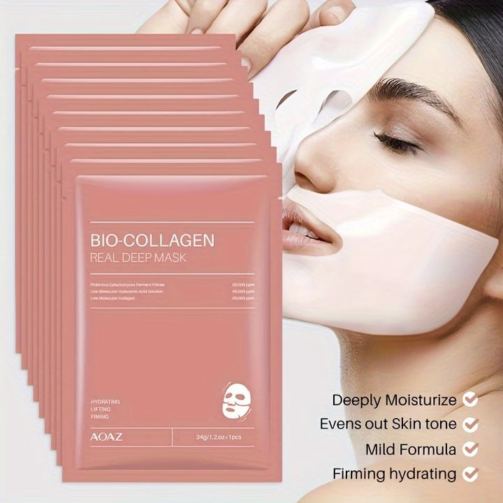 Bio-Collagen Real Deep Mask — 8 Pack