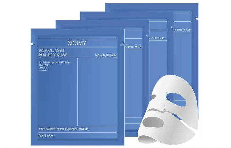 Blue Collagen Real Deep Mask— 4 Pack