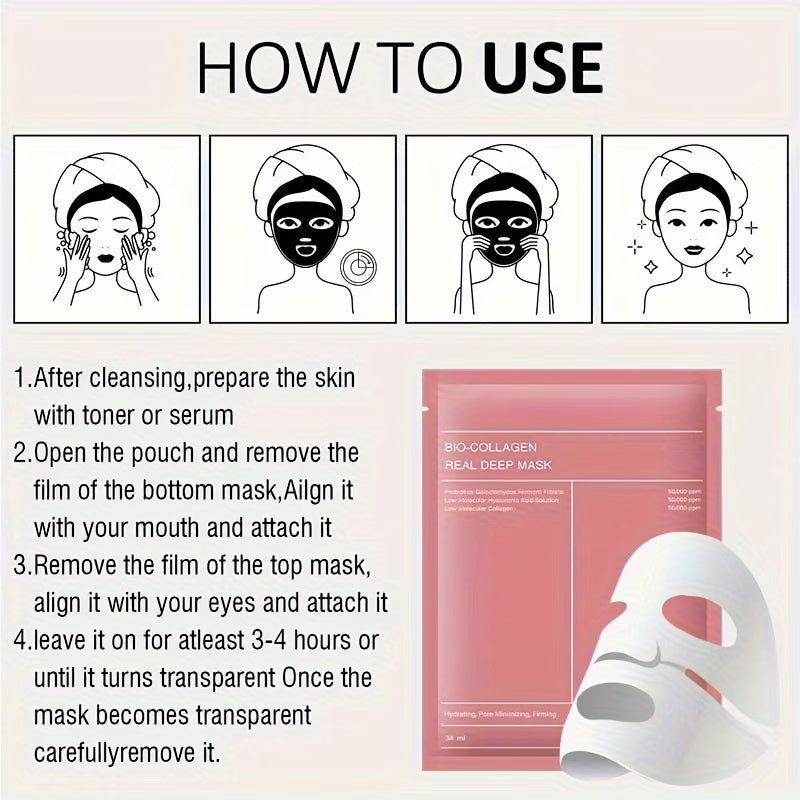 Bio-Collagen Real Deep Mask — 4 Pack